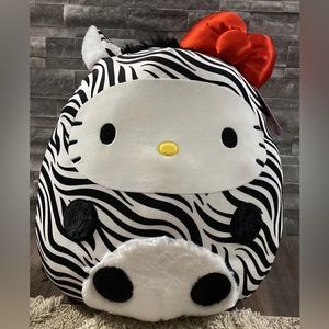 Squishmallows 20” Hello Kitty (Zebra)